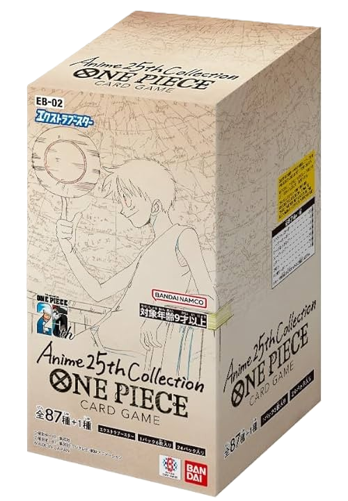 One Piece - EB-02 - Extra Booster Anime 25th Collection Japanese Boost Mythical Collector One Piece - EB-02 - Extra Booster Anime 25th Collection Japanese Boost Mythical Collector