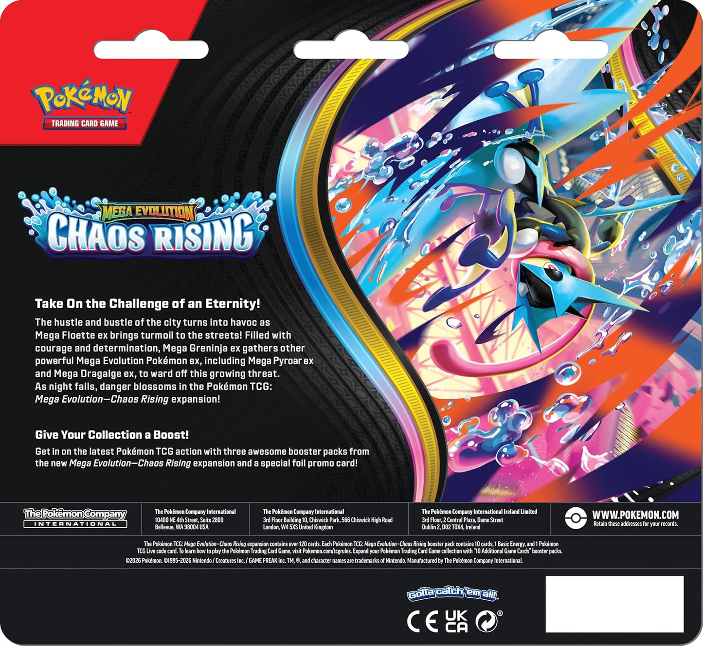 Mega Evolution—Chaos Rising Triple Pack
