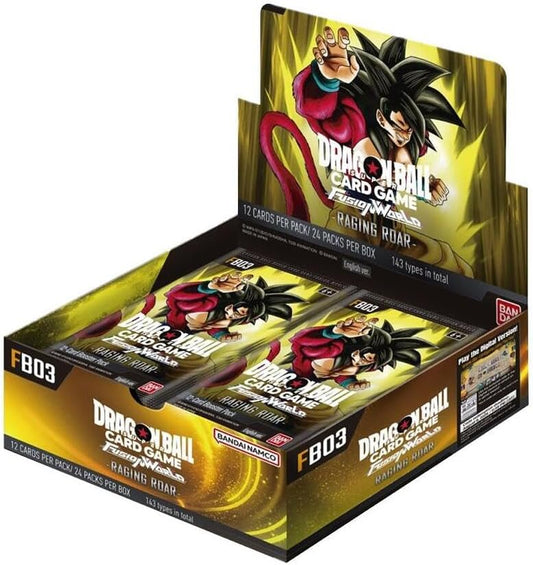 Dragon Ball Super TCG Fusion World Raging Roar Booster Box